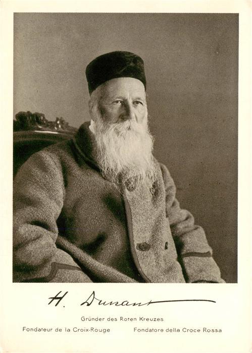 Persoenlichkeiten Henri Dunant Gruender Roten Kreuz