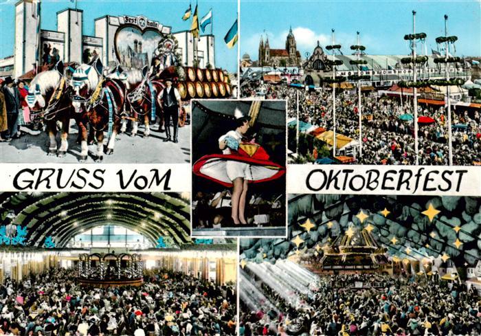 Oktoberfest Muenchen Zelte Pferd