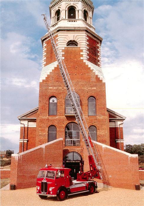 Feuerwehr Fire-Brigade Pompiers Bomberos Leyland Beaver Turntable Ladder Pump
