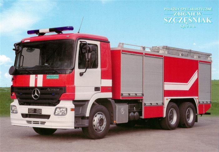 Feuerwehr Fire-Brigade Pompiers Bomberos Mercedes Benz 2636 6*4