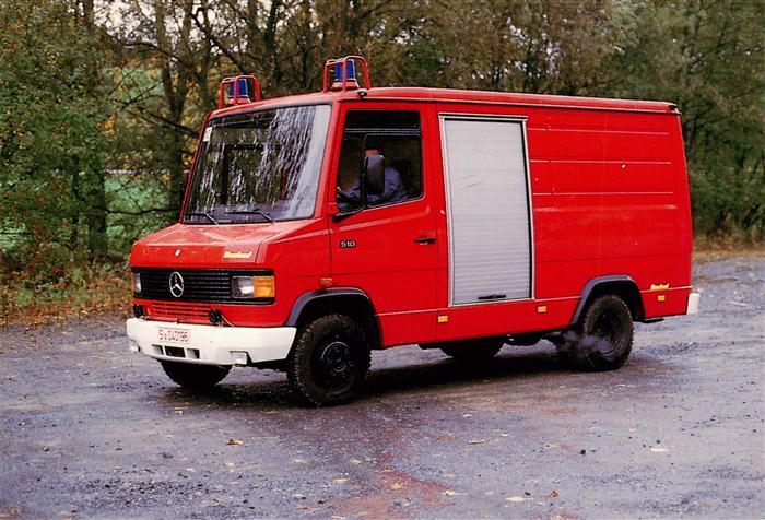 Feuerwehr Fire-Brigade Pompiers Bomberos Daimler-Benz 510/31 SW 1000
