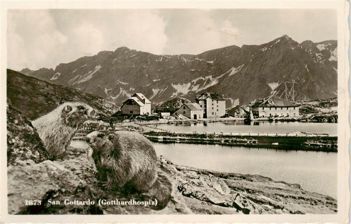 San Gottardo St Gotthard TI Gotthardhospiz Panorama