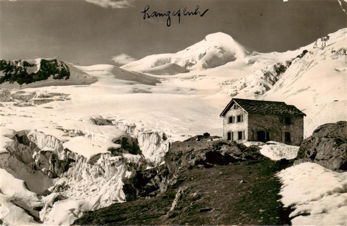 Saas-Fee VS Berggasthaus Langefluh mit Allalinhorn und Feegletscher