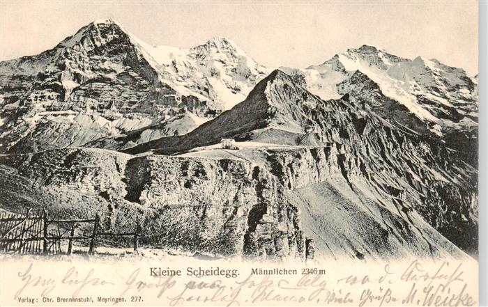 Kleine Scheidegg Interlaken BE mit Maennlichen