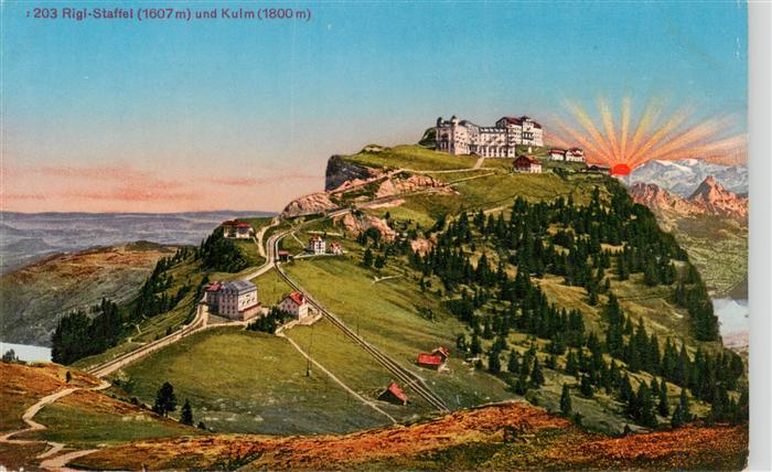 Rigi Staffel und Kulm Hotel