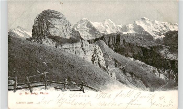 Schynige-Platte Schynigeplatte 2100m BE Panorama