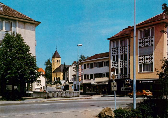 Gottmadingen Ortspartie Kirche