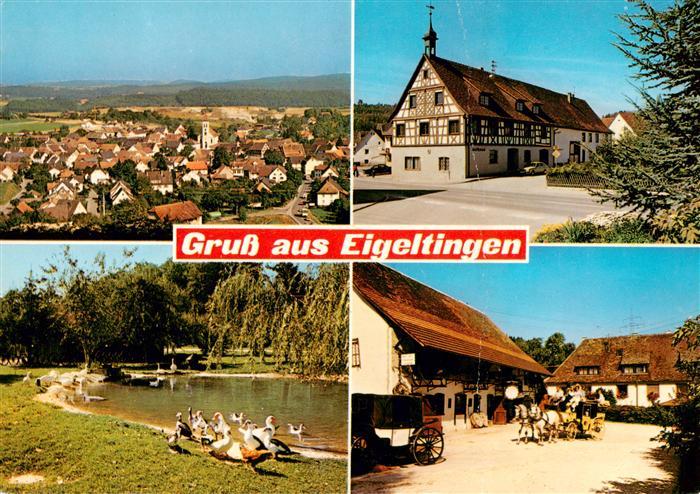 Eigeltingen Fliegeraufnahme Fachwerkhaus Schwanenteich Gutshof