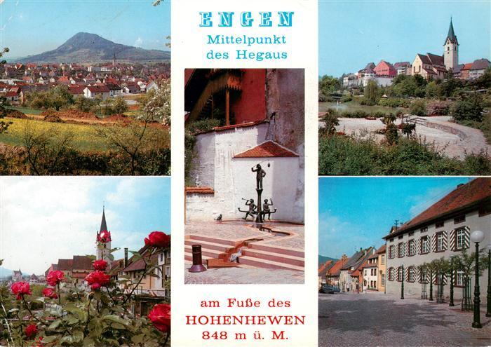 Engen Hegau Panorama Kirchen Ortsansichten