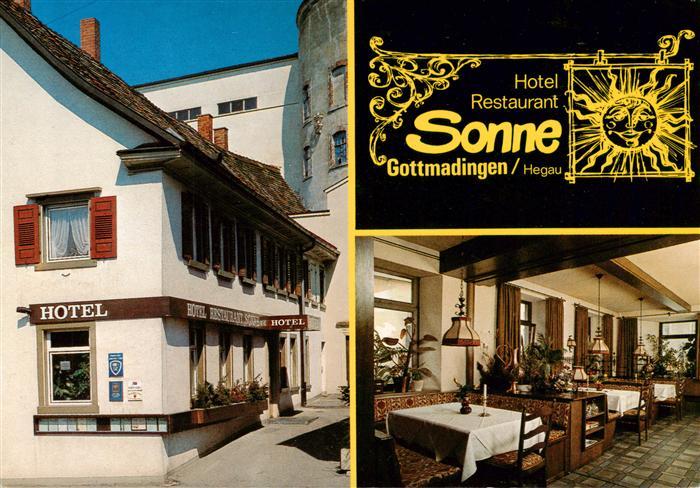 Gottmadingen Hotel Restaurant Sonne Gaststube