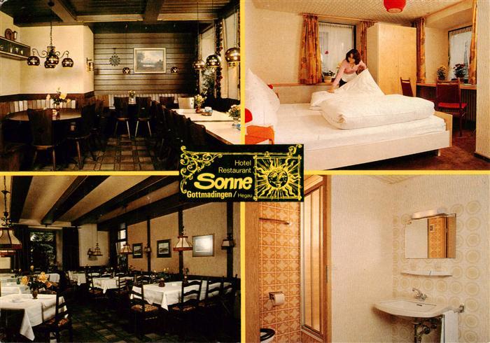 Gottmadingen Hotel Restaurant Sonne Gastraeume Zimmer Waschraum