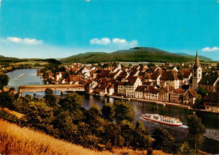 Gailingen Singen BW Blick nach Diessenhofen Schweiz