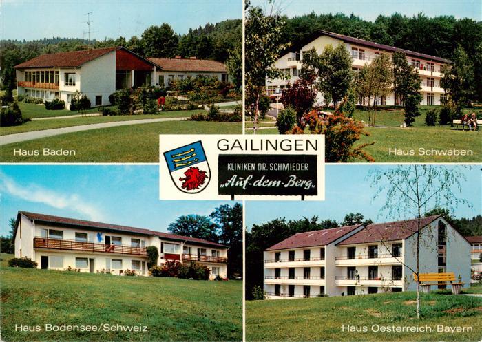 Gailingen Singen BW Kliniken Dr Schmieder Haus Baden Haus Schwaben Haus Bodensee