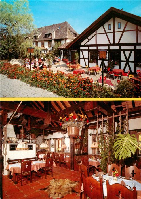 Eigeltingen Hotel Restaurant Zur Lochmuehle Gastraum Terrasse