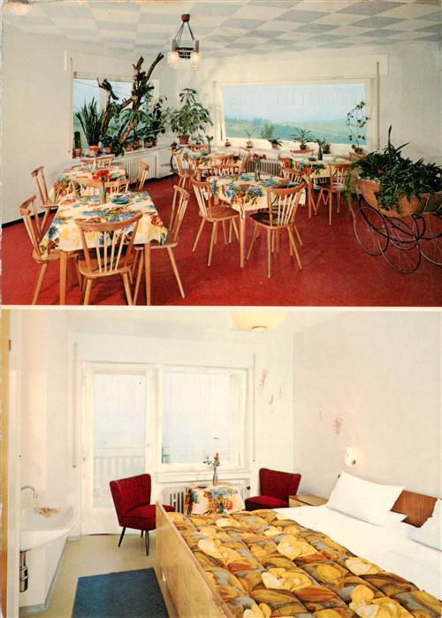 Tengen Gaestehaus Pension Waldfrieden Gaststube Zimmer