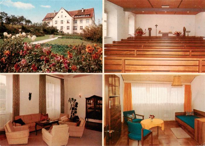 Hilzingen Muettererholungsheim St Konrad Aufenthaltsraeume Hauskapelle