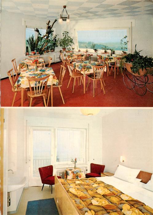 Tengen Gaestehaus Pension Waldfrieden Gaststube Zimmer