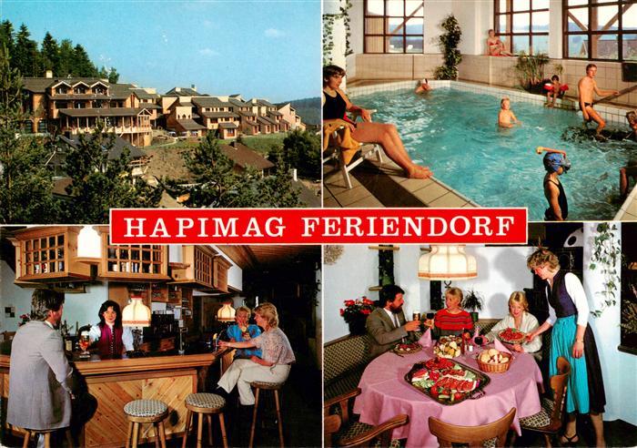 Unterkirnach Hapimag Feriendorf Hotel Bar Gaststube Hallenbad