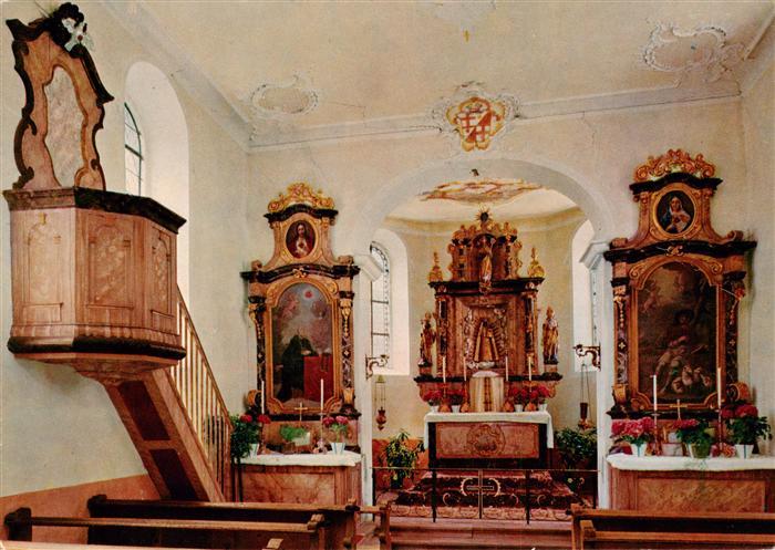 Fischbach Niedereschach Wallfahrtskapelle Unserer Lieben Frau Inneres