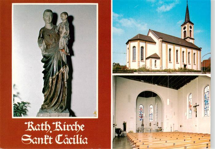 Dauchingen Kath Kirche Sankt Caecilia Maria mit Kind Kapelle Inneres