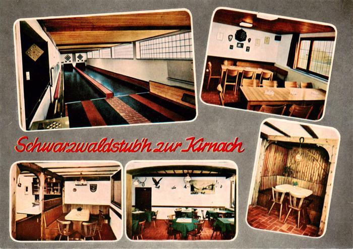 Kirnach Schwarzwaldstub’n zur Kirnach Gastraeume Kegelbahn