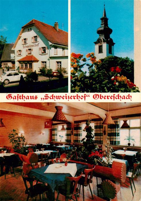 Obereschach Villingen-Schwenningen Gasthaus Schweizerhof Kirche Gastraum