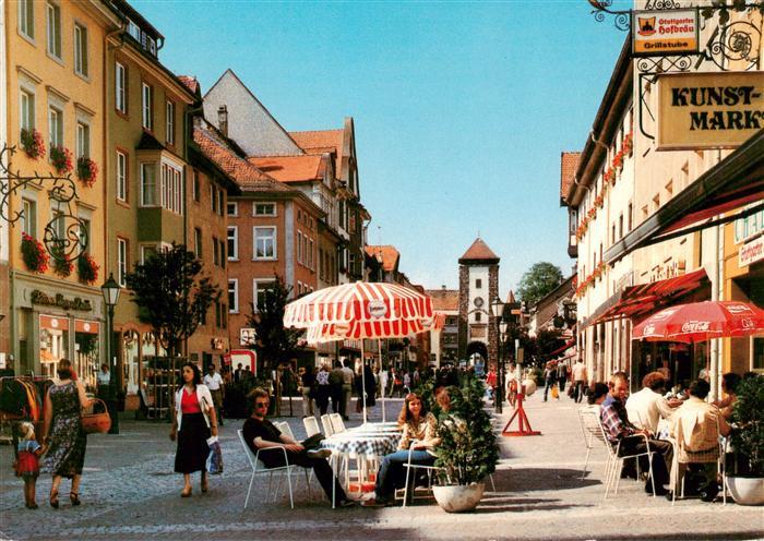 Villingen -Schwenningen Rietstrasse mit Riettor