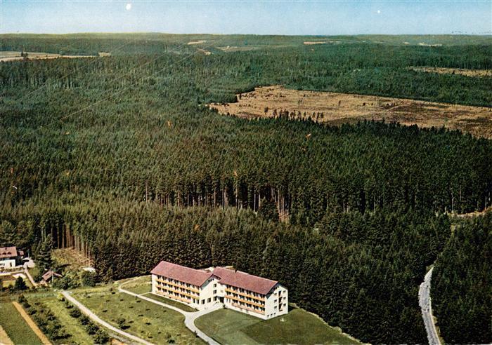 Villingen -Schwenningen Kur und Kneipp-Sanatorium Haus Zeidler Fliegeraufnahme