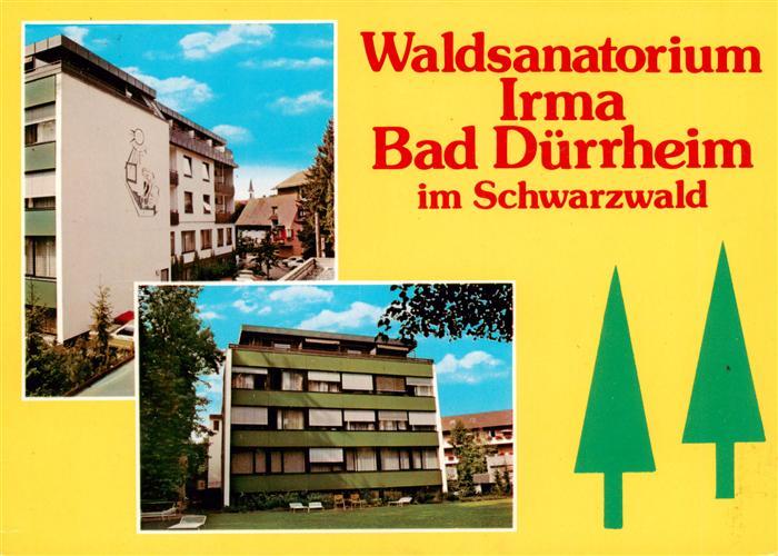 Bad Duerrheim Waldsanatorium Irma mit Dependance Haus am Park