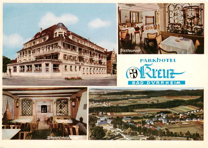 Bad Duerrheim Parkhotel Kreuz Restaurant Schwarzwaldstube