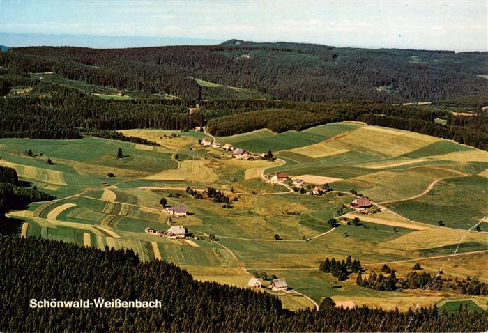 Schoenwald Schwarzwald Weissenbach Fliegeraufnahme