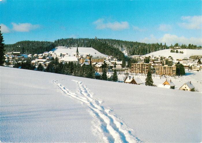 Schoenwald Schwarzwald Winterpanorama