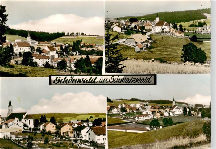 Schoenwald Schwarzwald Ortsansichten Kirche