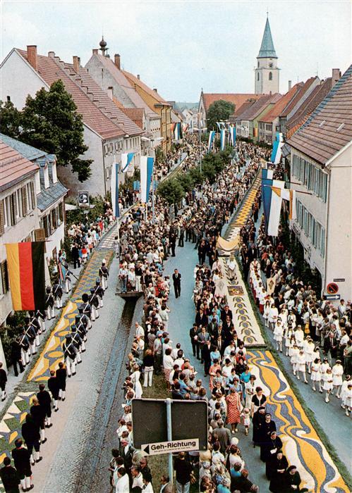 Huefingen Fronleichnam Prozession