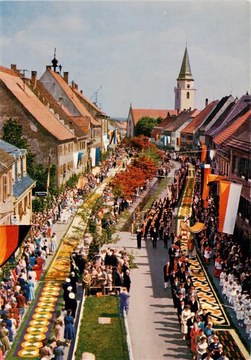 Huefingen Fronleichnam Prozession