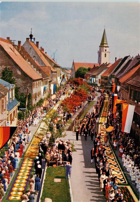 Huefingen Fronleichnam Prozession