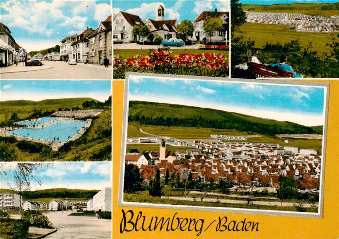 Blumberg  Baden Ortspartie Schwimmbad Ortspartien Panorama