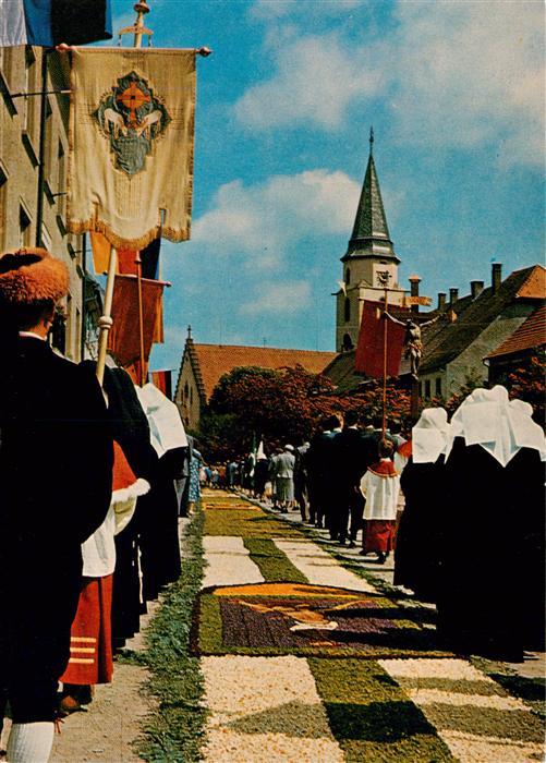 Huefingen Fronleichnam Prozession