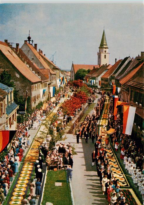 Huefingen Fronleichnam Prozession