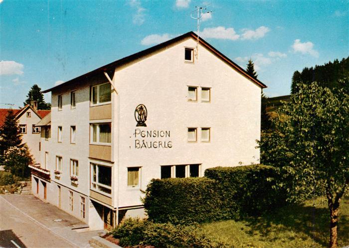 Schoenwald Schwarzwald Pension Baeuerle
