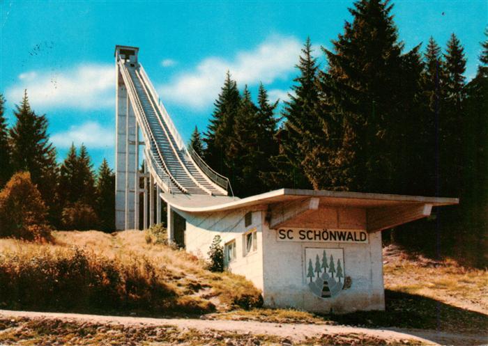 Schoenwald Schwarzwald Skisprungschanze Wintersportplatz