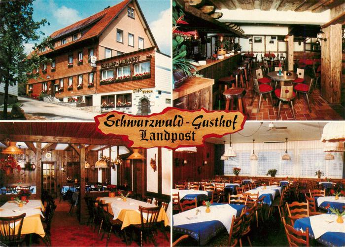 Schoenwald Schwarzwald Schwarzwald Gasthof Landpost Restaurant