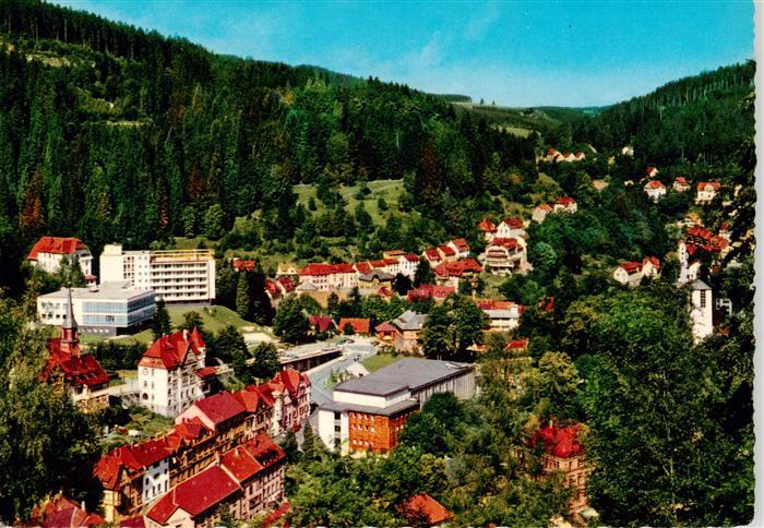 Triberg Panorama mit Hotel Badener Hof und Kurhaus