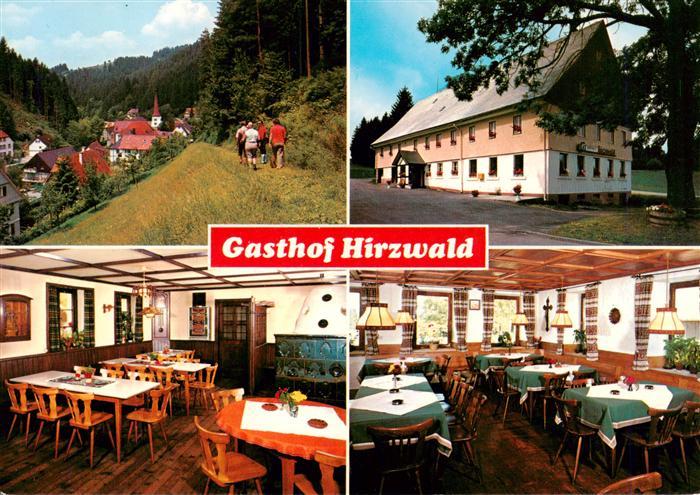 Triberg Gasthof Hirzwald Gastraeume Panorama