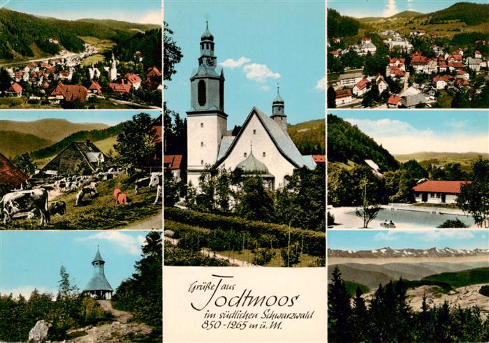 Todtmoos Schwarzwald BW Panorama Kirche Hochkopfturm Schwimmbad