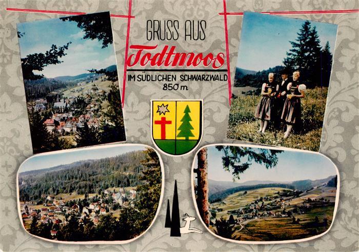 Todtmoos Schwarzwald BW Panorama Schwarzwaelder Trachten