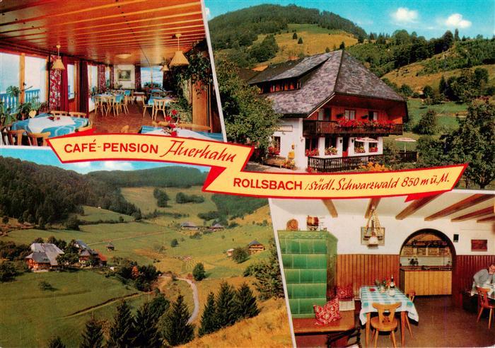 Rollsbach Cafe Pension Auerhahn Gastraeume Panorama