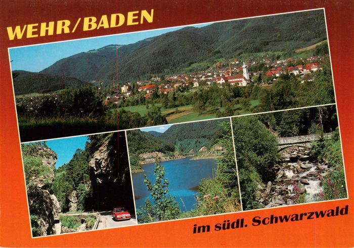 Wehr Baden Panorama Bergstrasse Seepartie Bruecke