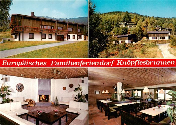Knoepflesbrunn Europ Familienferiendorf Knoepflesbrunnen Gastraeume Kaminzimmer