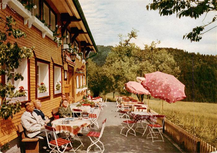 Strick-Todtmoos Gasthof Pension Roessle Terrasse